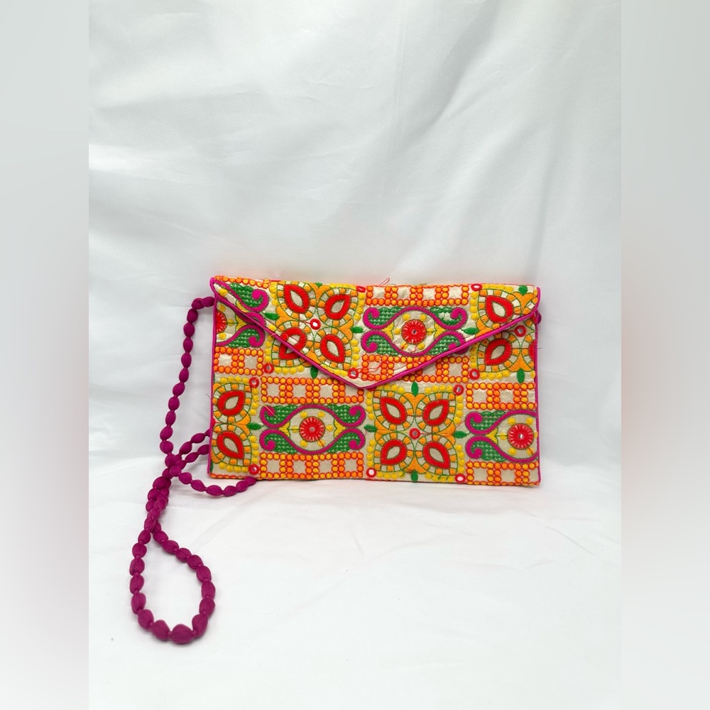 Montara Colorful Embroidered Crossbody Bag